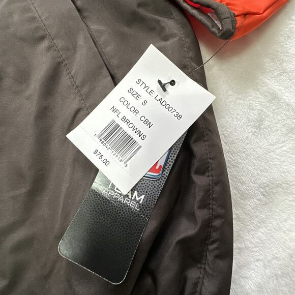 G-III Cleveland Browns Windbreaker Pullover Mens SMALL Embroidered Mesh Lined - Picture 5 of 16